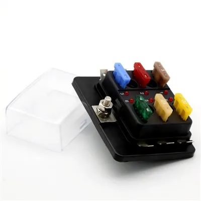 6-suunaline ATO ATC teraga kaitsmeplokk LED-iga